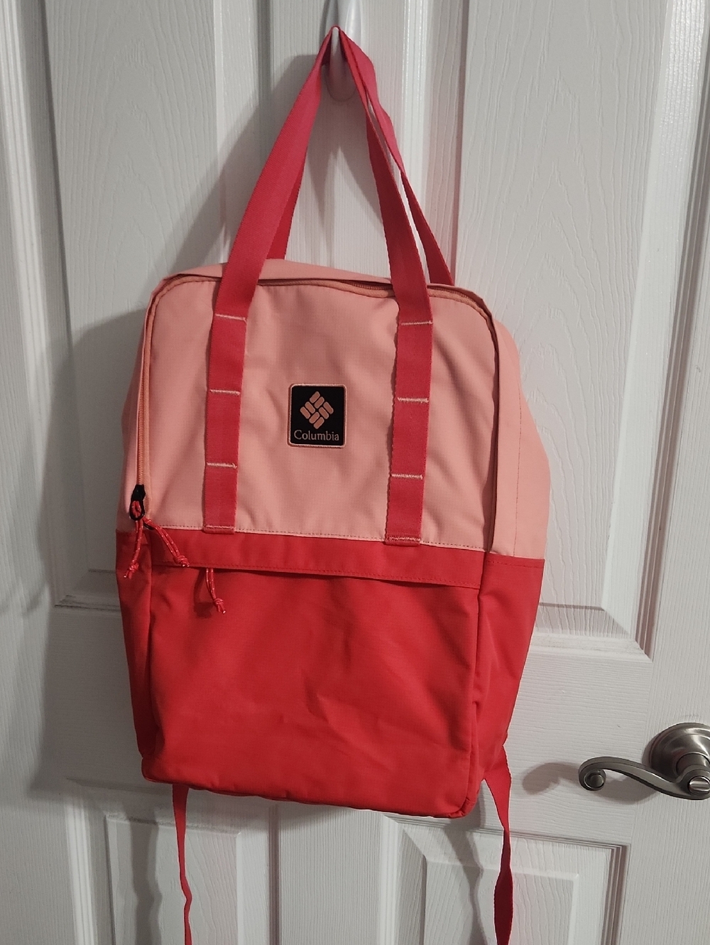 Columbia Two-Tone Coral Tote Backpack